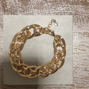 Brand New Thick Chain Bracelet -gold color Anne Klein- with box